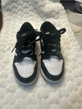 Nike Dunks- Black and White Low-Top Sneakers